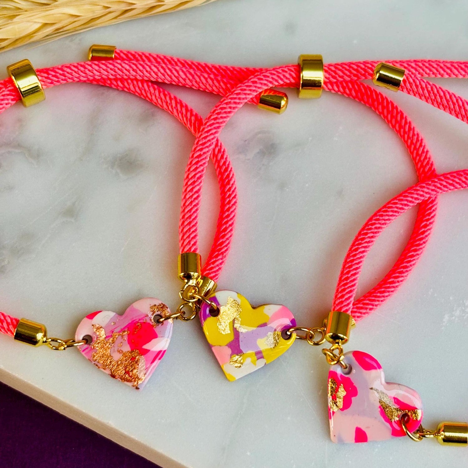 Handmade Heart Bracelets