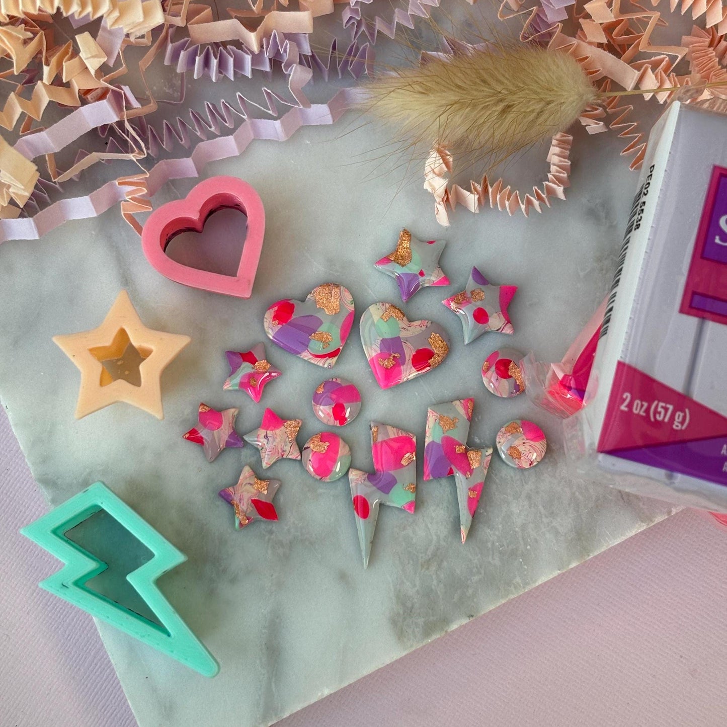 Lovingly handcrafted from premium Sculpey Premo polymer clay for exceptional quality and vibrant colours.