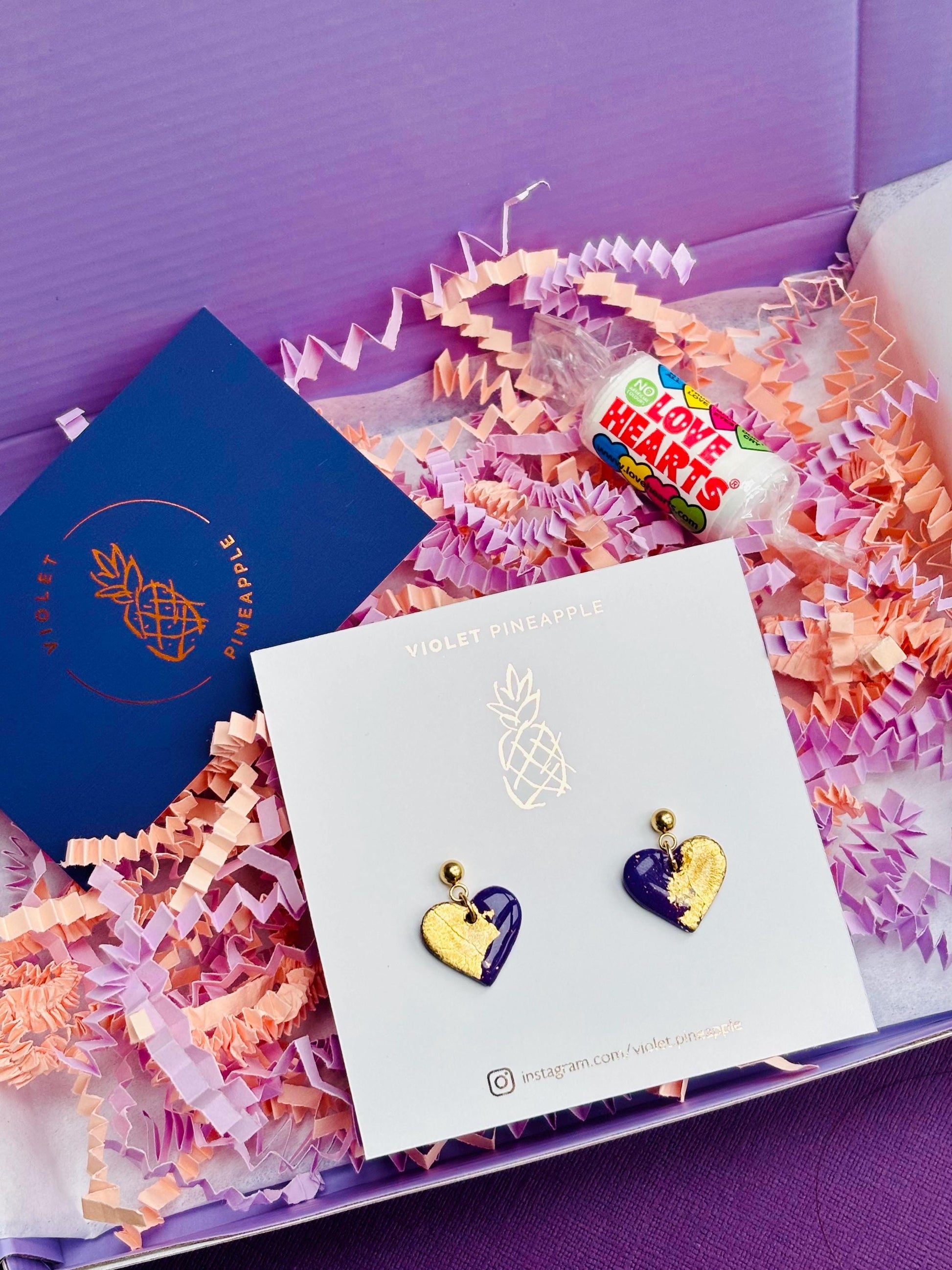 Your order arrives beautifully presented in a 'Violet Pineapple' gift box