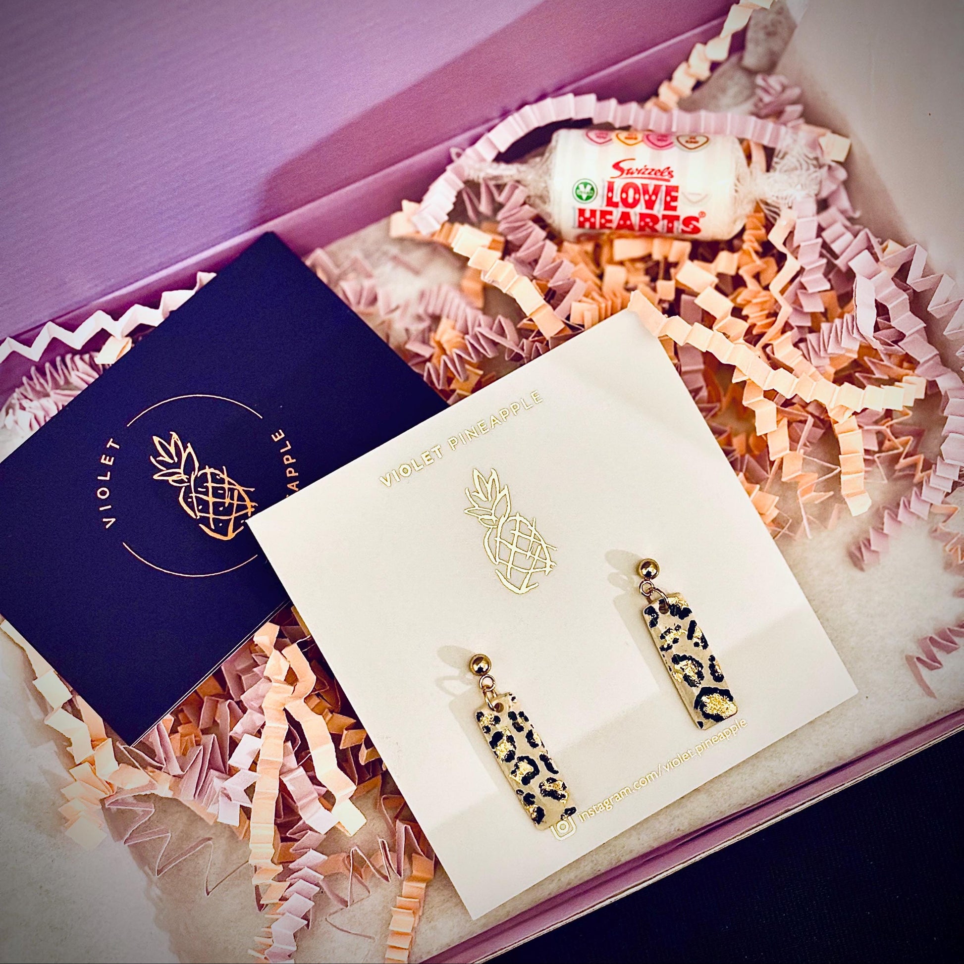 Your order arrives beautifully presented in a 'Violet Pineapple' gift box.